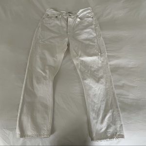 AGOLDE Riley High Rise Straight Leg Crop, size 28